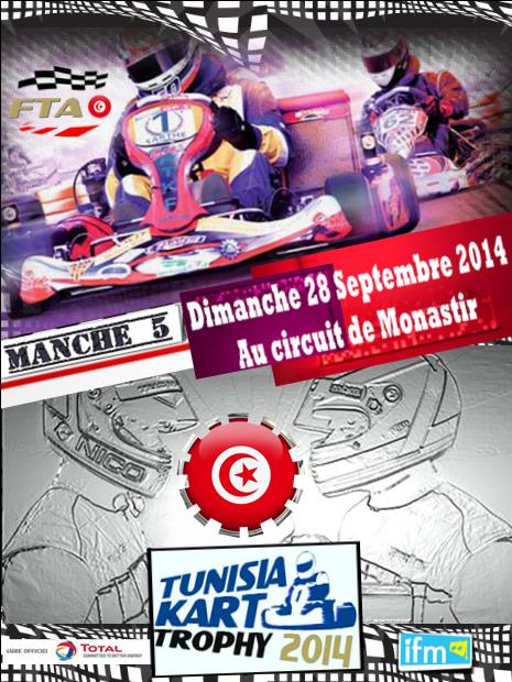 5ème Manche de Tunisia Kart Trophy 2014