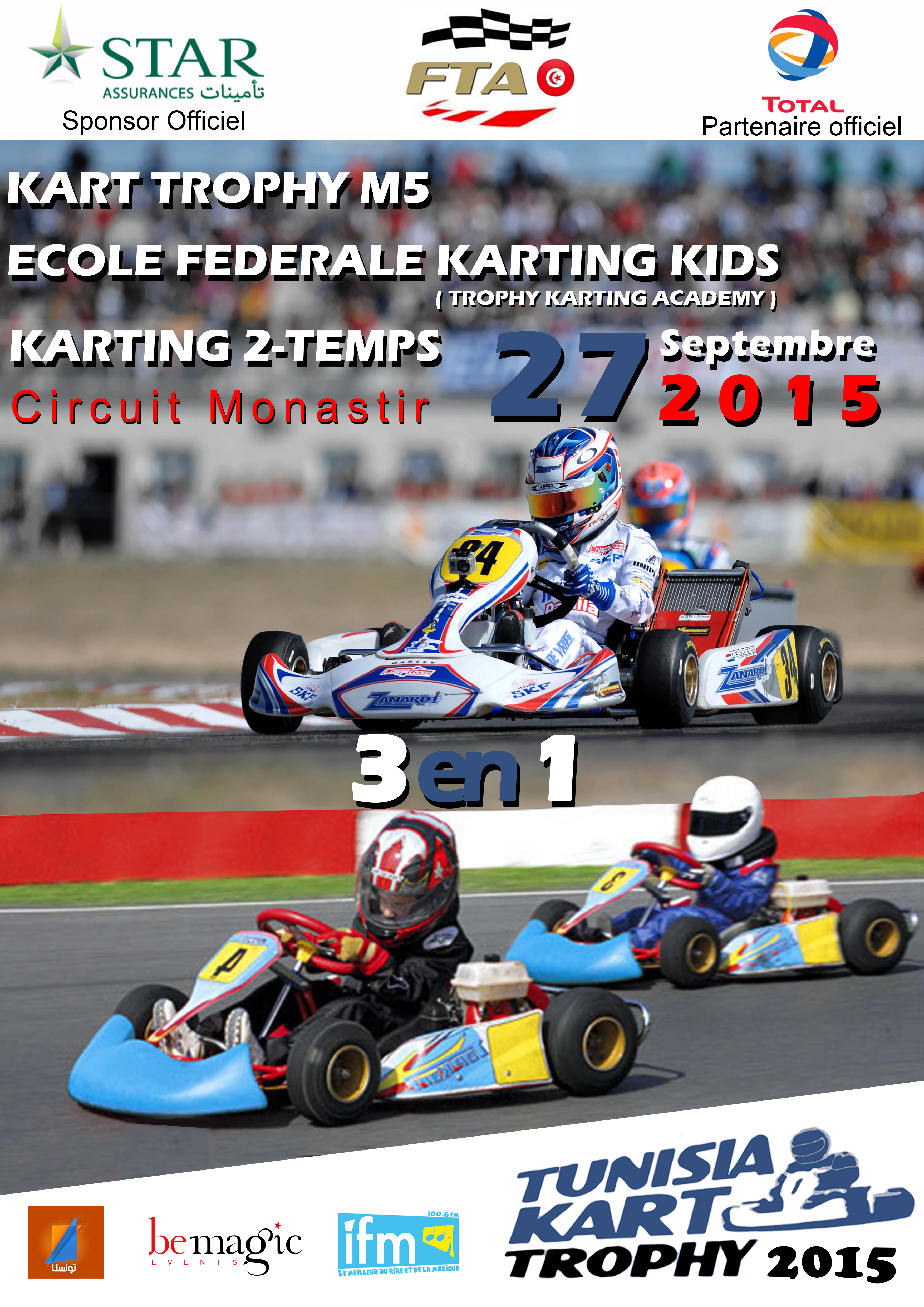 3en1 : Tunisia Kart Trophy 2015 – Manche 5