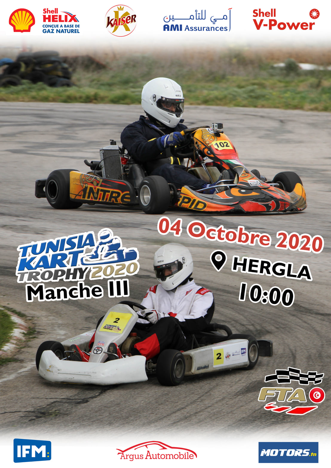 Manche 3 – Tunisia Kart Trophy 2020, reportée pour une date ultérieure