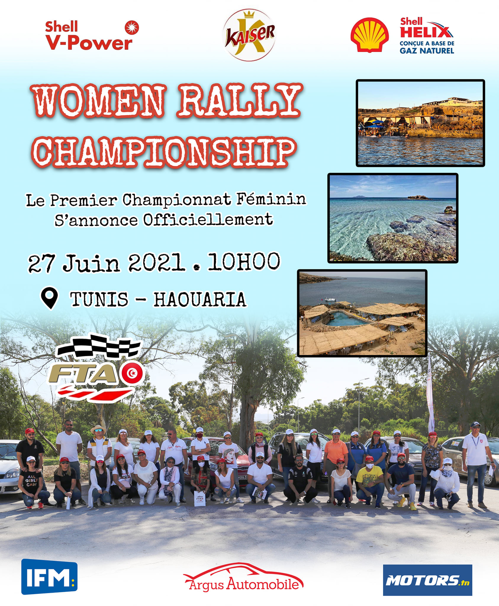 Women Rally Championship – Première édition – 27 juin 2021, Haouaria