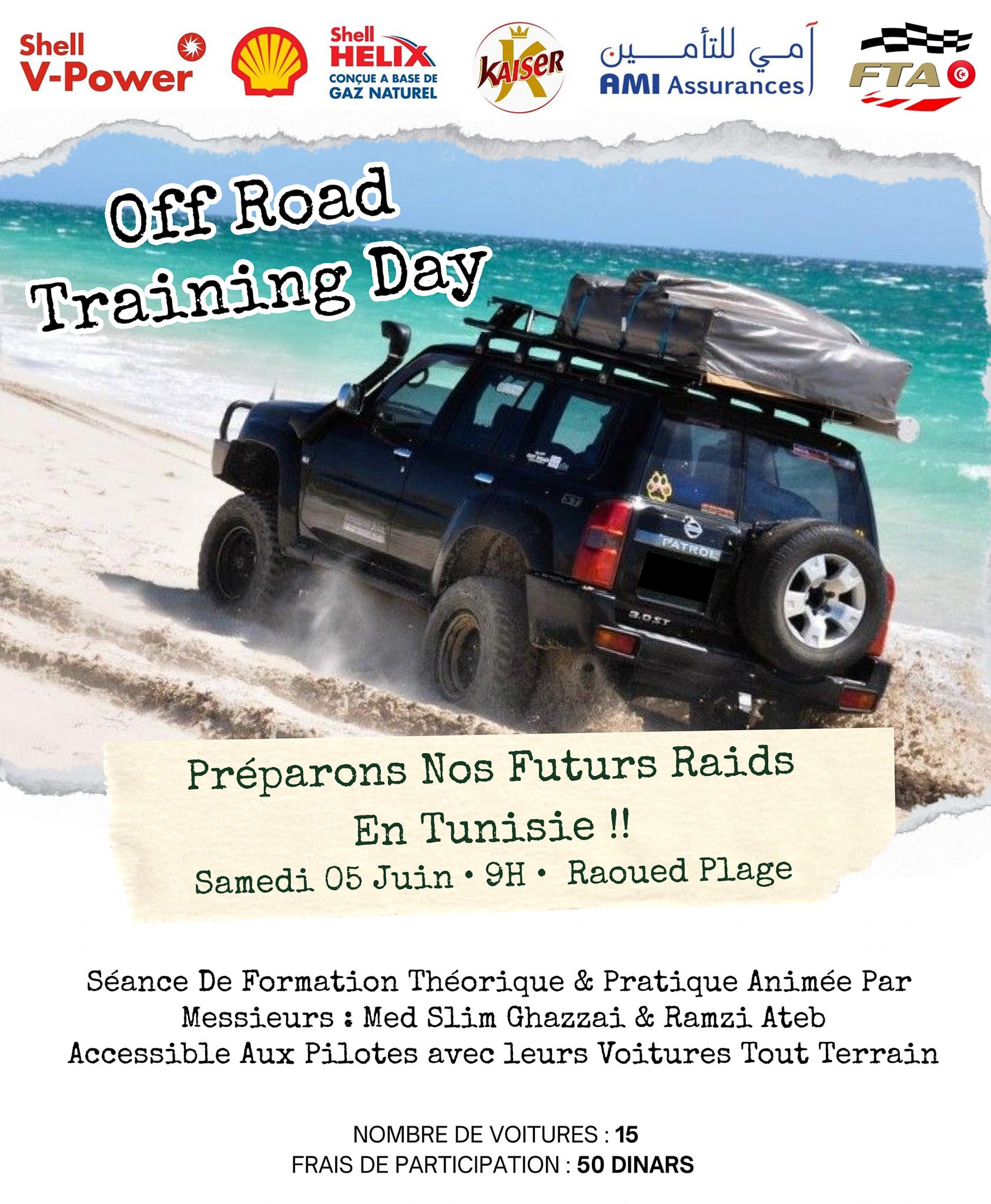 Off Road Training Day – 5 juin 2021, Raouad Plage
