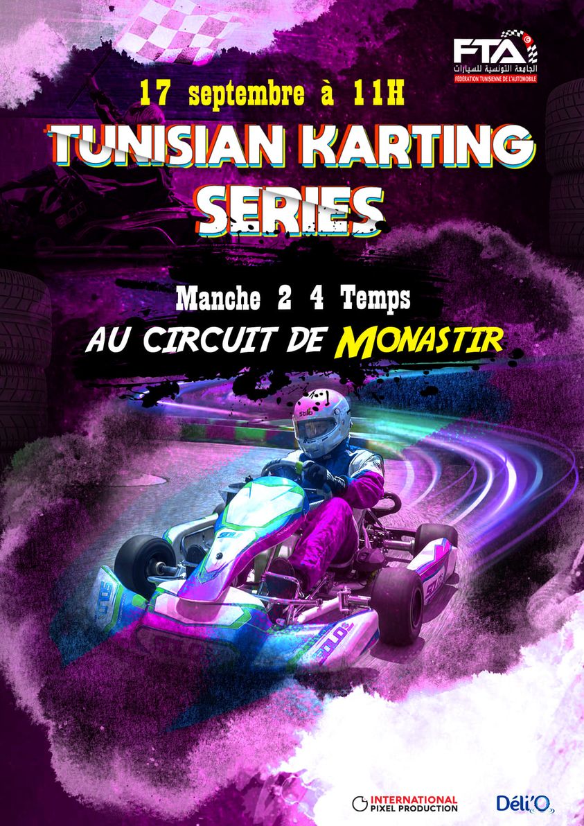 Manche 2 – Tunisia Karting Series 2023 – Endurance 4-temps